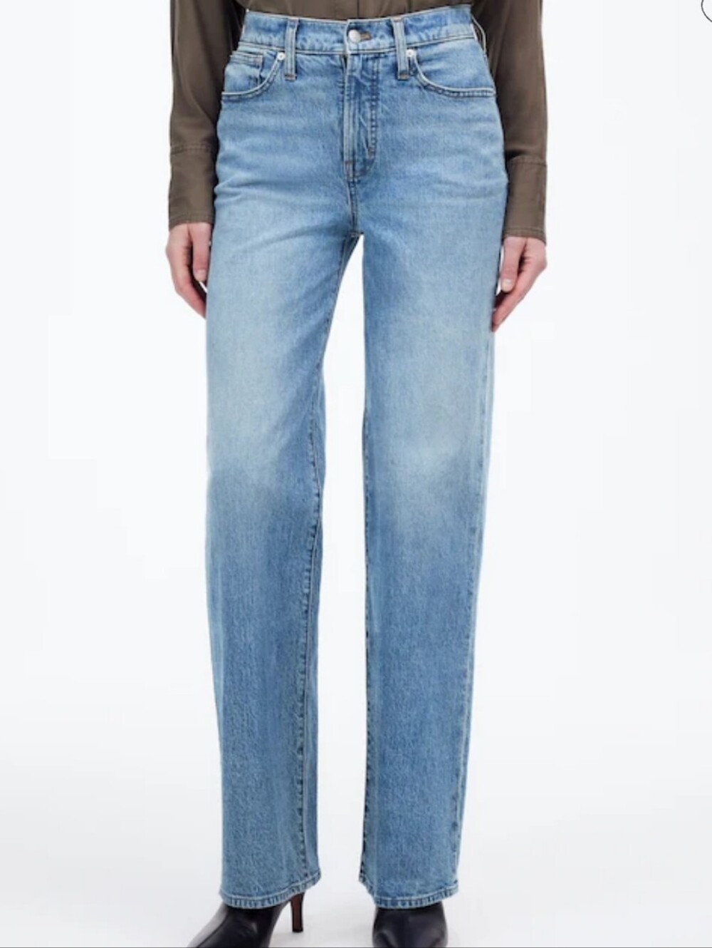 NWT Madewell Perfect Vintage Wide Leg Jeans Jn Enmor 23P - Picture 2 of 7